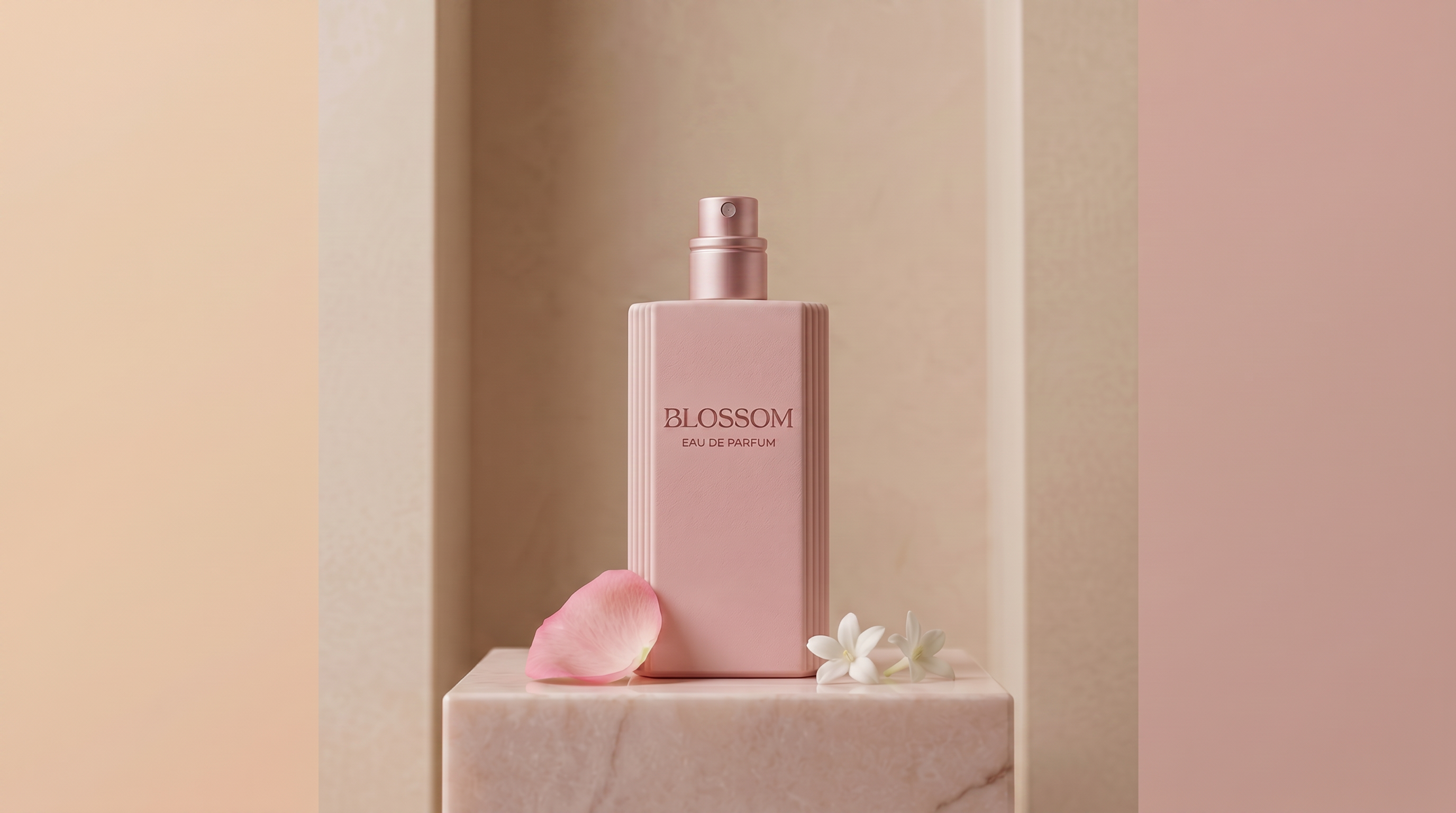Blossom bottle with spray cap
